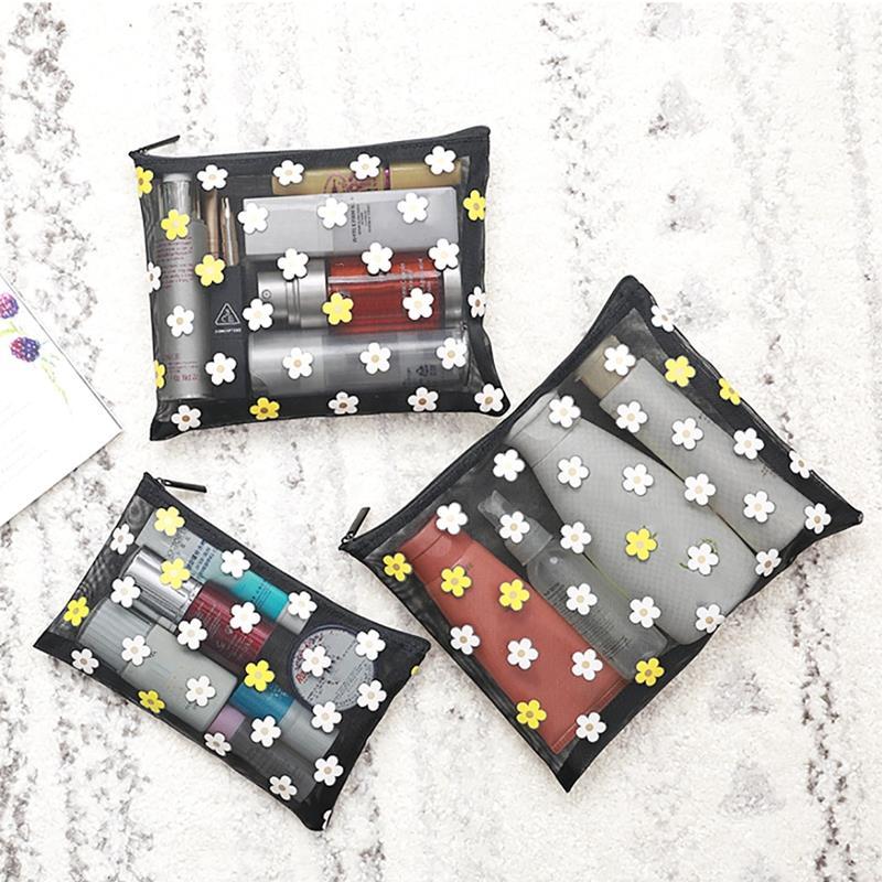 Cosmetic Bags & Cases Flower Women Bag Transparent Travel Organizer Fashion Small Large Black Toiletry Makeup Pouch For
Cosmetic Bags & Cases Flower Women Bag Transparent Travel Organizer Fashion Small Large Black Toiletry Makeup Pouch For