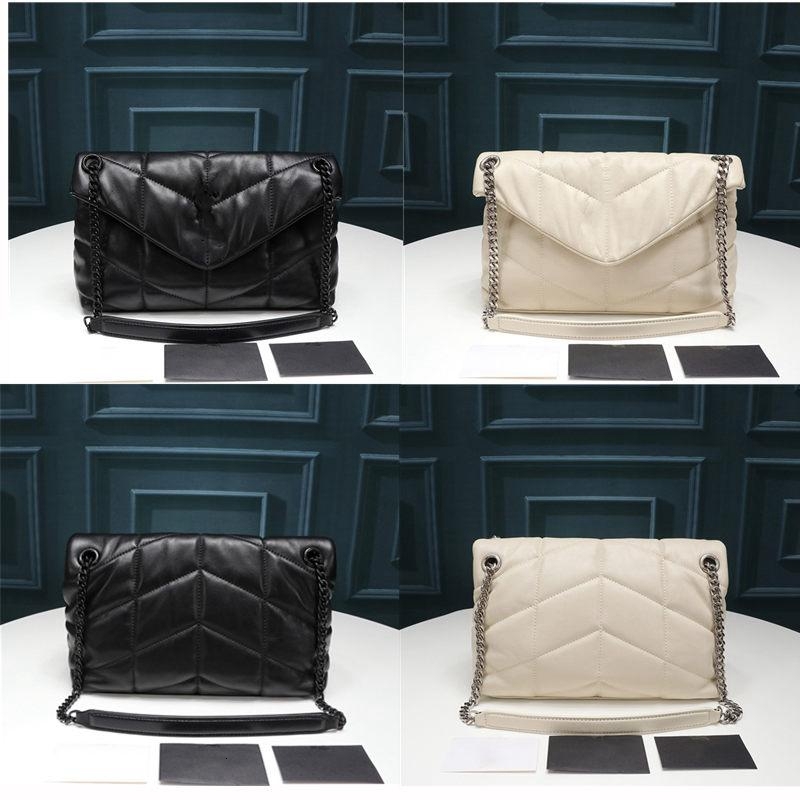 7A TOP Luxury designer handbags LOULOU PUFFER BAG shoulder bag Quilted Lambskin Handbag High Quality Women's Bags Medium & large size, Black (silver chain)
7A TOP Luxury designer handbags LOULOU PUFFER BAG shoulder bag Quilted Lambskin Handbag High Quality Women's Bags Medium & large size, Black (silver chain)