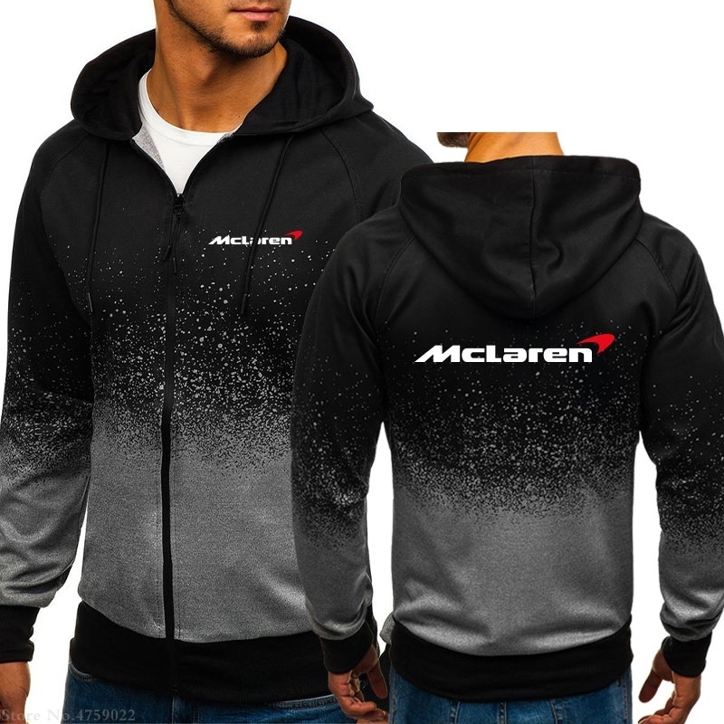 Autumn And Winter fashion Hoodie Mclaren Sweatshirt casual zipper Couples Hoodie coat 201020