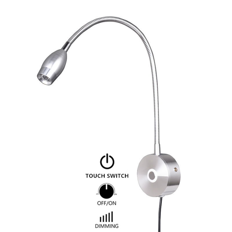 Topoch Plug in LED Wall Lamp Touch Dimmable Lights Adjustable Surface Mounted Sconce Lighting for Bedroom Bedside Reading Fixture
Topoch Plug in LED Wall Lamp Touch Dimmable Lights Adjustable Surface Mounted Sconce Lighting for Bedroom Bedside Reading Fixture