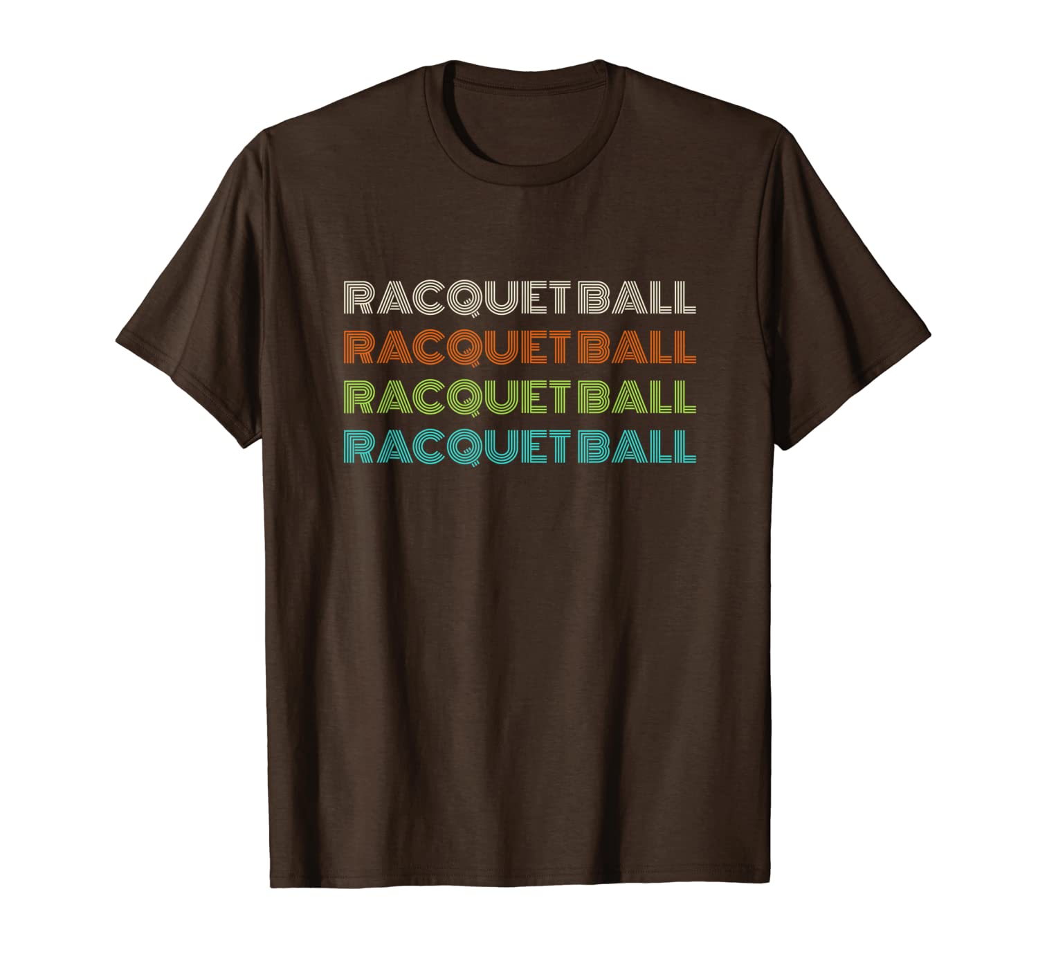 classic 1970's racquetball t-shirt, White;black
classic 1970's racquetball t-shirt, White;black