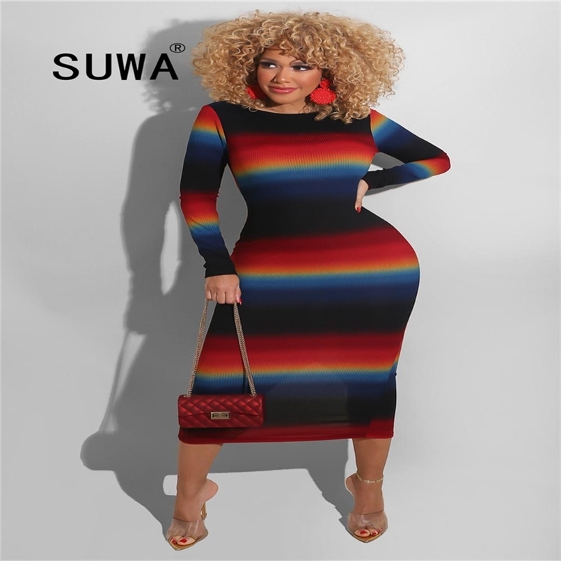 Tie Dye Striped Patchwork Sheath Midi Christmas Dress For Women Long Sleeve Party And Wedding Gowns Streetwear Wholesale 210525, Multi
Tie Dye Striped Patchwork Sheath Midi Christmas Dress For Women Long Sleeve Party And Wedding Gowns Streetwear Wholesale 210525, Multi