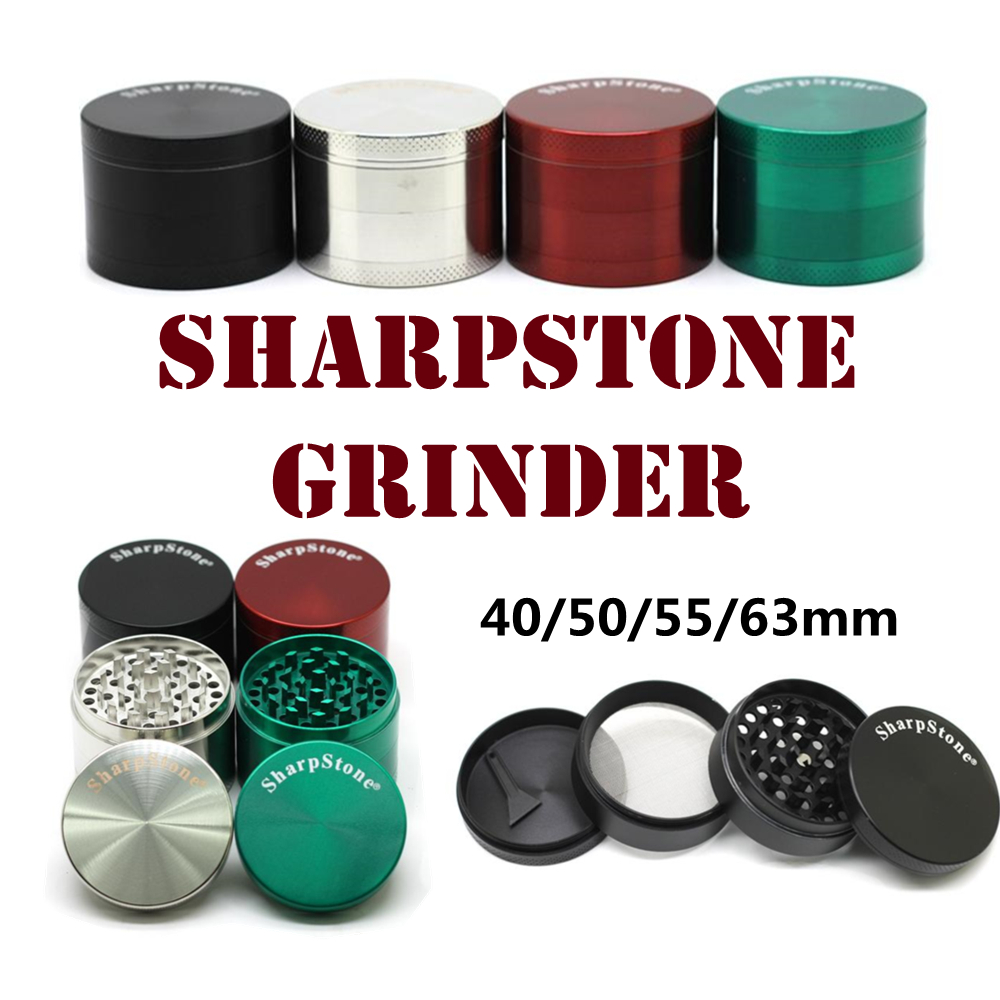 SharpStone Grinder Metal Grinders 4 Parts Herb Spice Crusher 40mm 50mm 55mm 63mm High Quality TobaccoGrinder Bag
SharpStone Grinder Metal Grinders 4 Parts Herb Spice Crusher 40mm 50mm 55mm 63mm High Quality TobaccoGrinder Bag