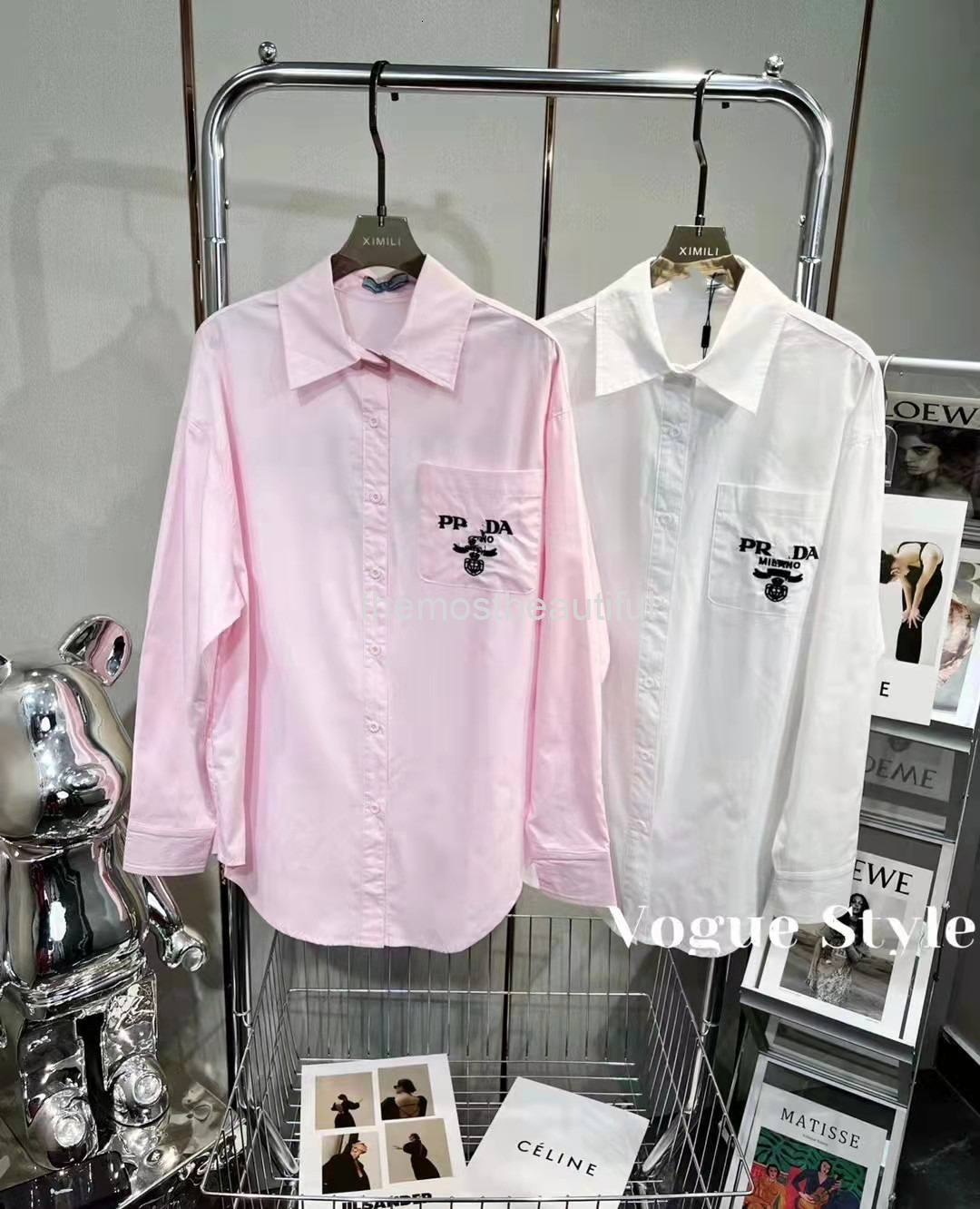 Women' Blouses & Shirts spring p home empty bag embroidery flocking three-dimensional letter pure cotton long sleeve solid color casual loose shirt, 2# packing bag
Women' Blouses & Shirts spring p home empty bag embroidery flocking three-dimensional letter pure cotton long sleeve solid color casual loose shirt, 2# packing bag