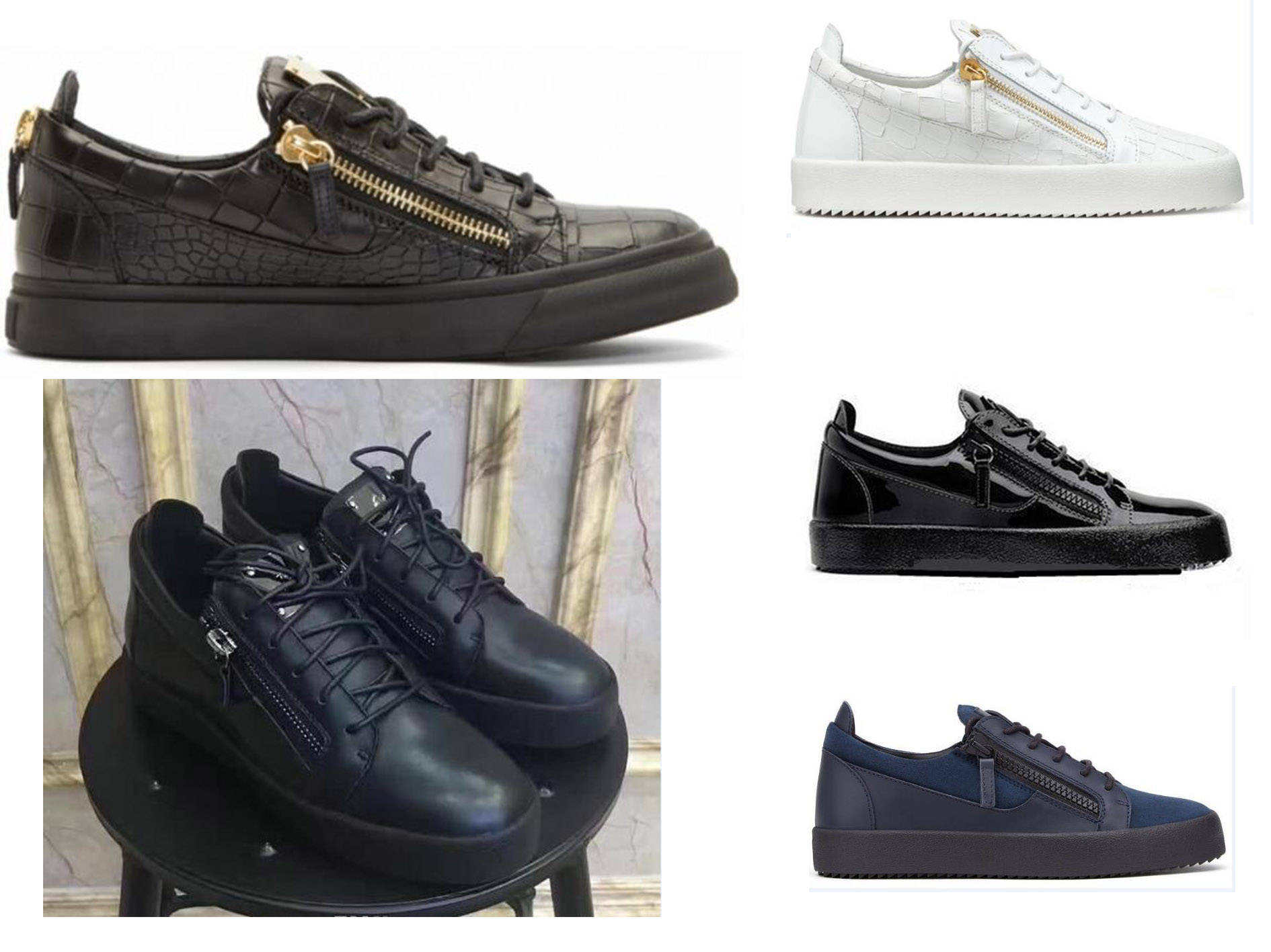 Luxury Red Bottom Zippers Shoes Spike Lows Cuts Spikes Sneakers Chaussures Heels Men Casual Women Low Black Boots Designer Double Zipper, 15
Luxury Red Bottom Zippers Shoes Spike Lows Cuts Spikes Sneakers Chaussures Heels Men Casual Women Low Black Boots Designer Double Zipper, 15