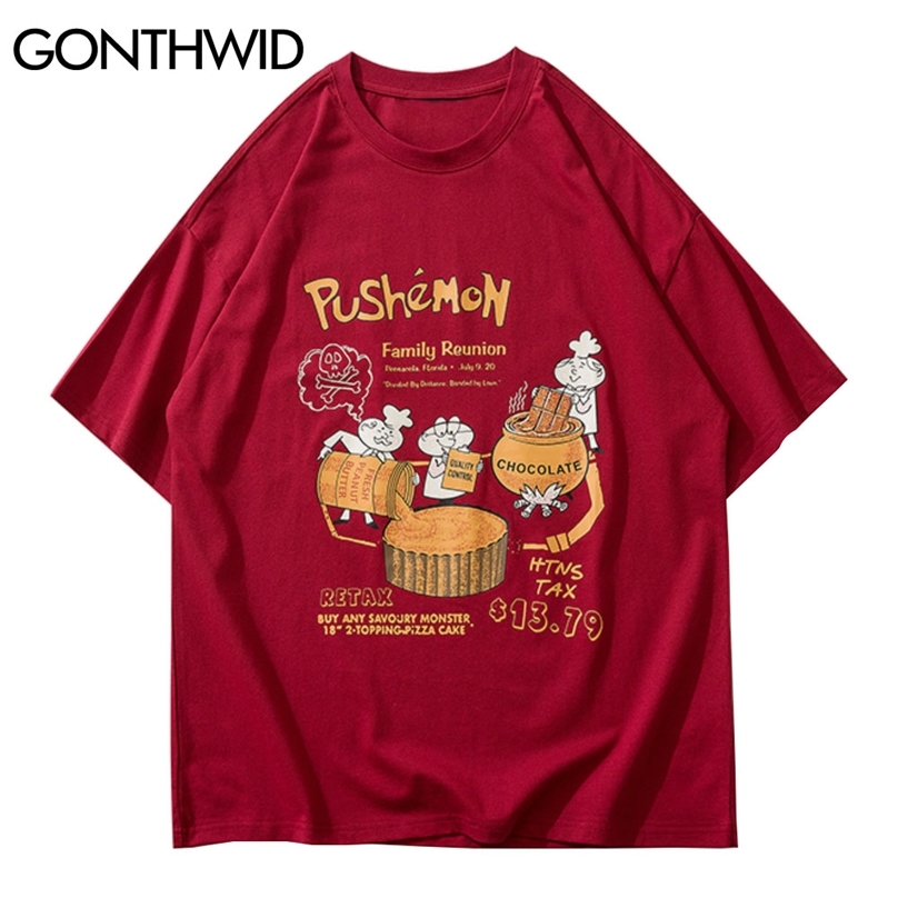 Tees Shirts Harajuku Hip Hop Streetwear Men Creative Cartoon Print Short Sleeve T-Shirts Cotton Casual Tshirts Tops 210602, Black
Tees Shirts Harajuku Hip Hop Streetwear Men Creative Cartoon Print Short Sleeve T-Shirts Cotton Casual Tshirts Tops 210602, Black