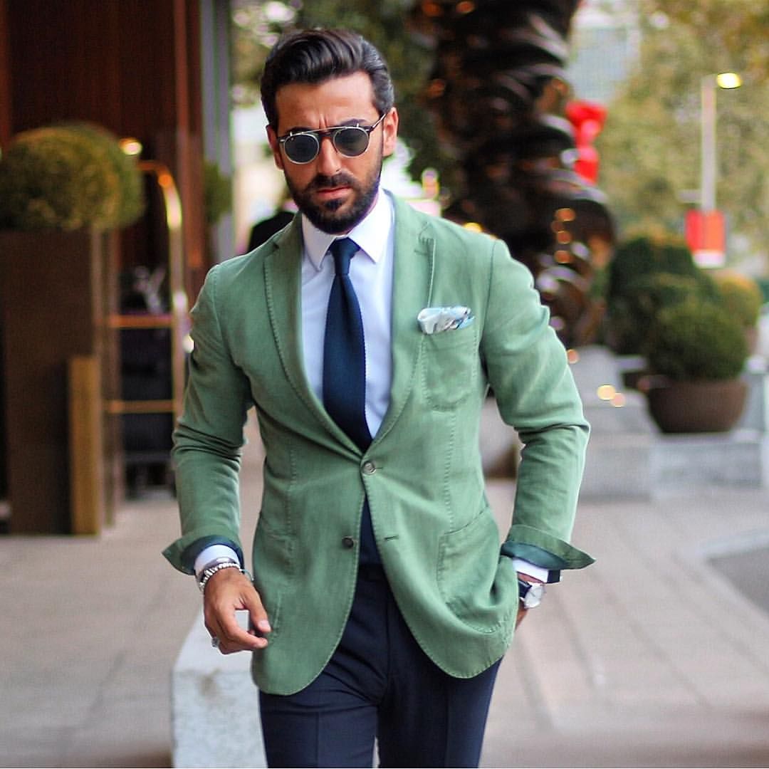 Summer Green Mens Pants Suits One Button Notched Lapel Groom Best Man Jacket Party Prom Wedding Blazer Tuxedos Custom One Piece