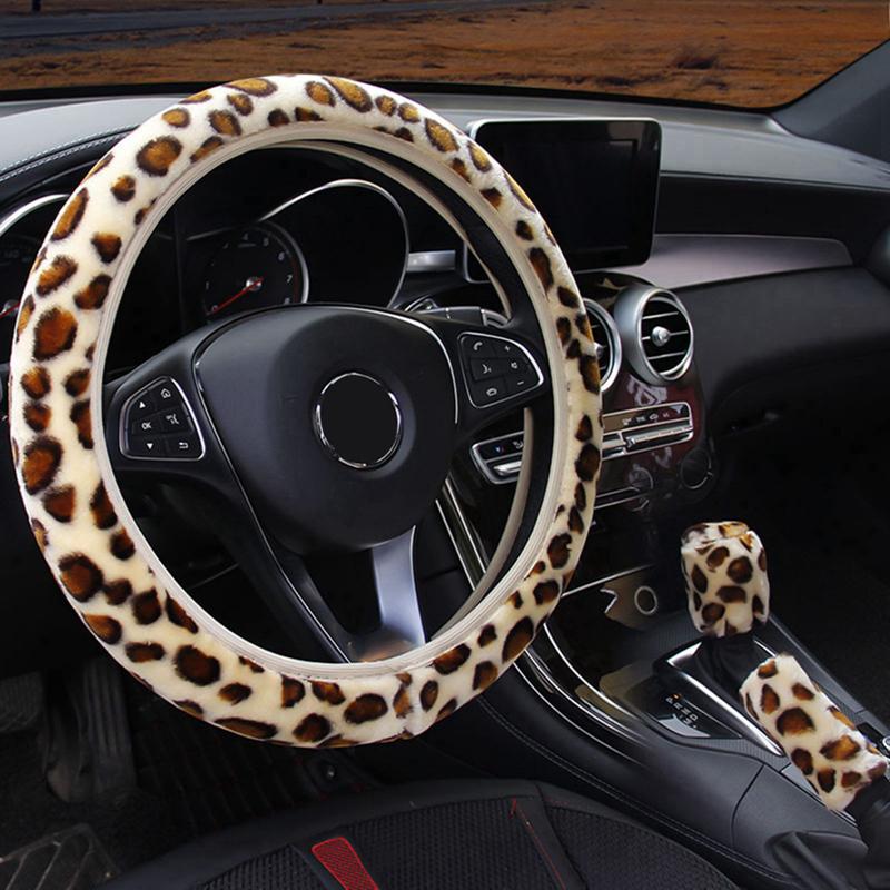 Steering Wheel Covers 3pcs/set Leopard Fluff Plush Car Winter Hand Brake Gear Cover Set Interior Accessories Dropship
Steering Wheel Covers 3pcs/set Leopard Fluff Plush Car Winter Hand Brake Gear Cover Set Interior Accessories Dropship