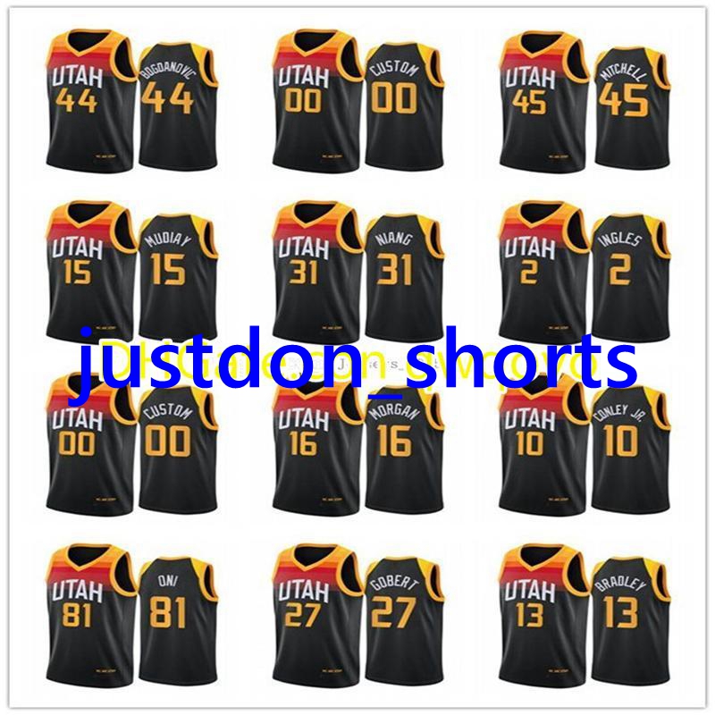 NCAA Utah Jazz MEN women youth Bogdanovic Mike Conley Rudy Gobert Donovan Mitchell 2020-21 City basketball Jersey, Black
NCAA Utah Jazz MEN women youth Bogdanovic Mike Conley Rudy Gobert Donovan Mitchell 2020-21 City basketball Jersey, Black