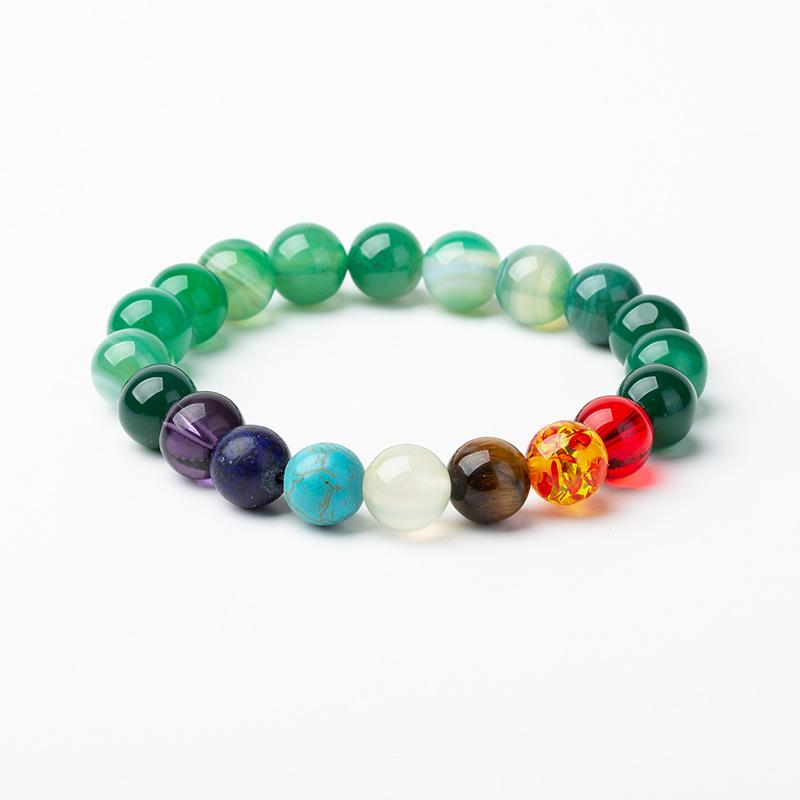 Charm Bracelets Fashion 7 Chakras Bracelet Multicolor Natural Stone Beaded Men Women's Yoga Jewelry Accessories
Charm Bracelets Fashion 7 Chakras Bracelet Multicolor Natural Stone Beaded Men Women's Yoga Jewelry Accessories