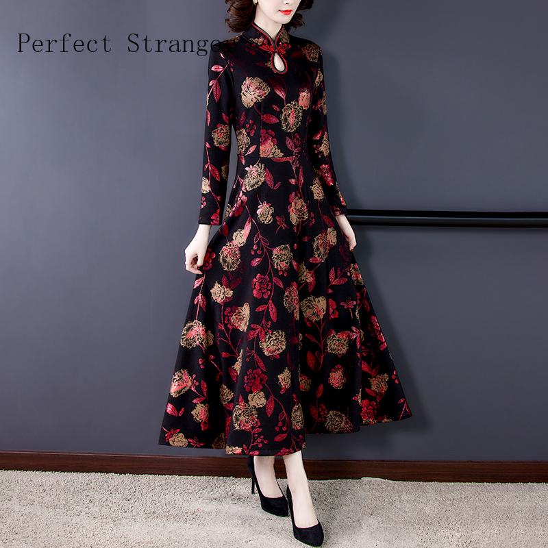 Casual Dresses Autumn Winter Dress 2021 Arrival High Quality Long Sleeve Vestidos Mandarin Collar Floral Printed Women's L-4XL, Black;gray
Casual Dresses Autumn Winter Dress 2021 Arrival High Quality Long Sleeve Vestidos Mandarin Collar Floral Printed Women's L-4XL, Black;gray