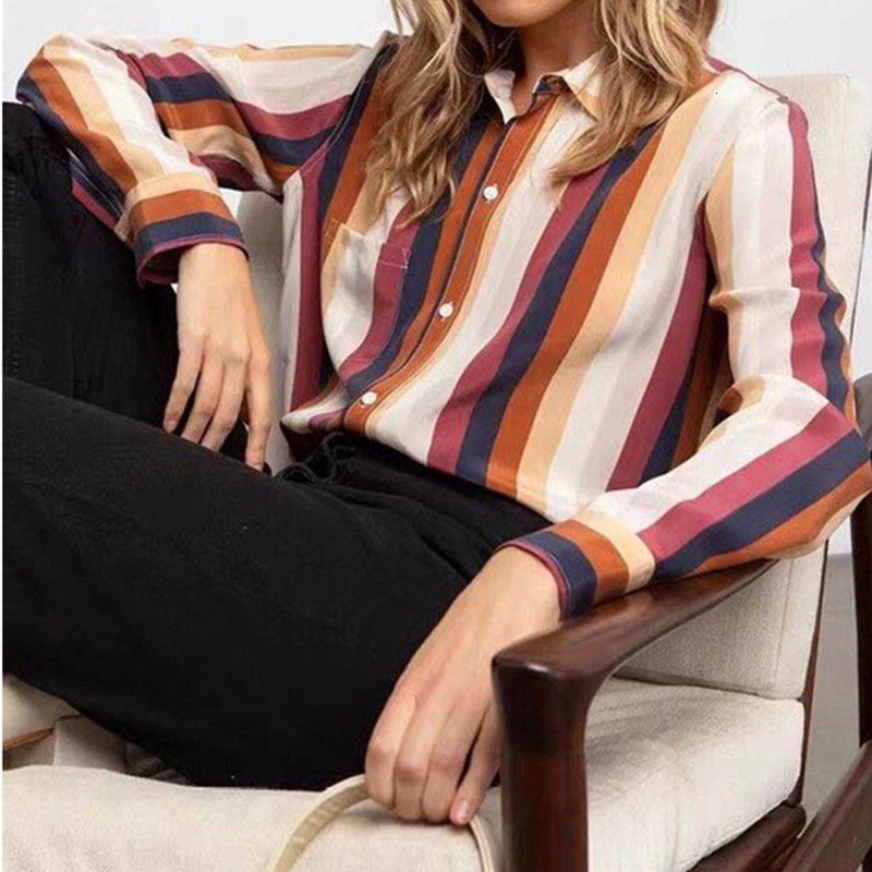 New Women Silk Stripes Blouse Ladies Long Sleeve Shirt Female Vintage Single-breasted 2021 Spring Blouses Tops with Single Pocket Nff2, Black
New Women Silk Stripes Blouse Ladies Long Sleeve Shirt Female Vintage Single-breasted 2021 Spring Blouses Tops with Single Pocket Nff2, Black