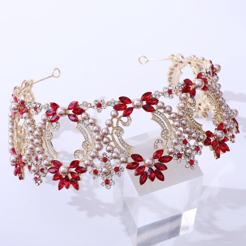 Hair Clips & Barrettes Bridal Crown Headwear Wedding Birthday Headdress Rhinestones Retro Luxury Accessories For Female EA, Golden;silver
Hair Clips & Barrettes Bridal Crown Headwear Wedding Birthday Headdress Rhinestones Retro Luxury Accessories For Female EA, Golden;silver