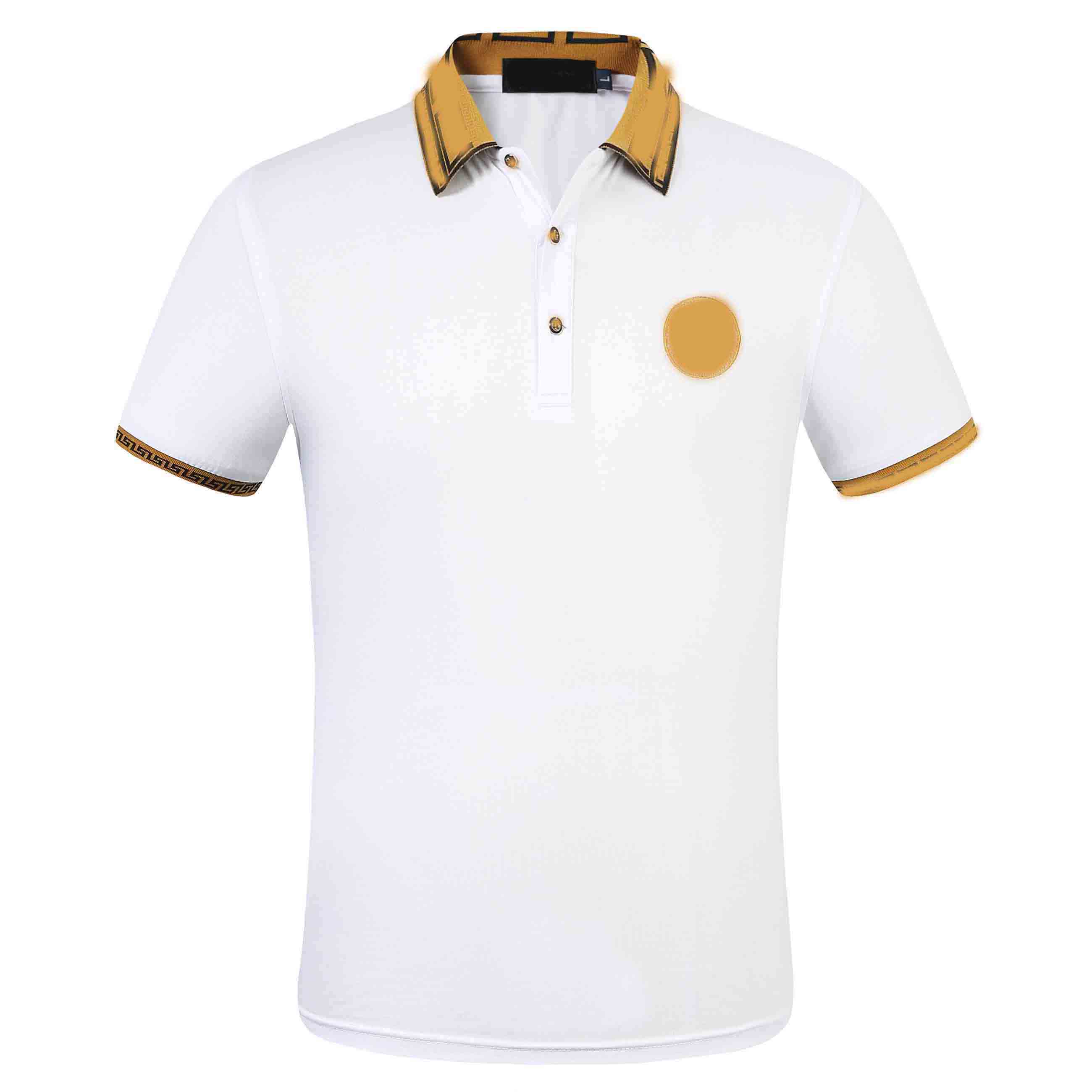 Fashion Brand Classic Men's Casual Polo Shirt MedusaS T-shirt Floral Embroidered Sleeve Top
Fashion Brand Classic Men's Casual Polo Shirt MedusaS T-shirt Floral Embroidered Sleeve Top