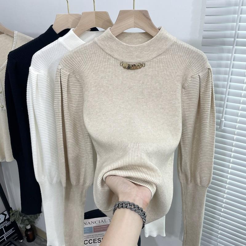 Women's Sweaters Sequins Black Knitted Korean Style Fashion Pullovers For Ladies Autumn Winter 2021 Clothing Sweater Tops Blouses Female, White;black
Women's Sweaters Sequins Black Knitted Korean Style Fashion Pullovers For Ladies Autumn Winter 2021 Clothing Sweater Tops Blouses Female, White;black