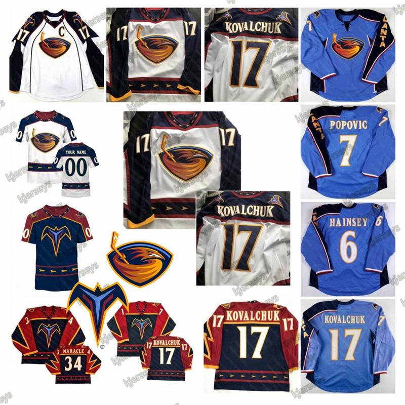 Atlanta Thrashers ILYA KOVALCHUK hockey jersey Marian Hossa DANY HEATLEY POPOVIC Zach Bogosian Johan Hedberg Kari Lehtonen Chris Thorbur jerseys, Black
Atlanta Thrashers ILYA KOVALCHUK hockey jersey Marian Hossa DANY HEATLEY POPOVIC Zach Bogosian Johan Hedberg Kari Lehtonen Chris Thorbur jerseys, Black