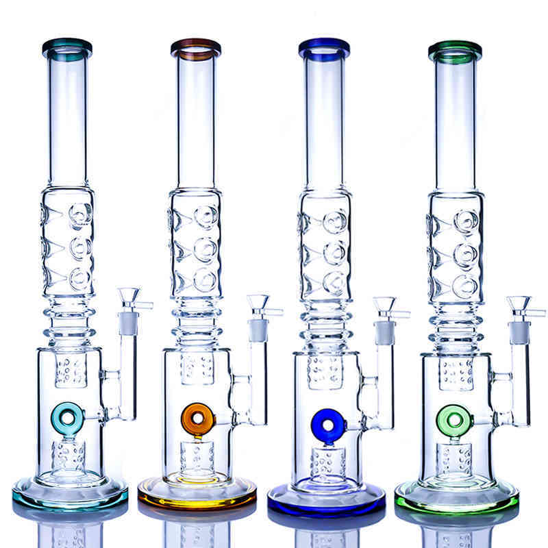 New Oil Rig Glass Bongs Large Water Pipe Hookahs Catcher Percolator Diffuser Hookah Whistle Sugar 14mm female Joint 20" Height
New Oil Rig Glass Bongs Large Water Pipe Hookahs Catcher Percolator Diffuser Hookah Whistle Sugar 14mm female Joint 20" Height