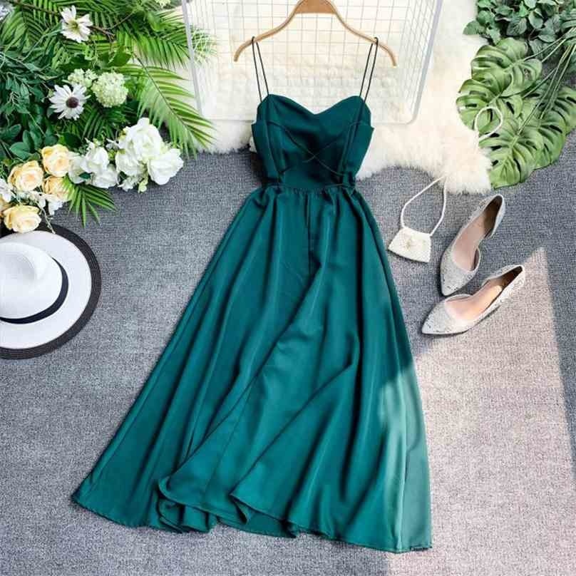 Women Backless Sexy Dress Summer Spaghetti Stral V Neck Bohemia es Ladies Elegant Slim A-line Party Long Robe 210525
Women Backless Sexy Dress Summer Spaghetti Stral V Neck Bohemia es Ladies Elegant Slim A-line Party Long Robe 210525