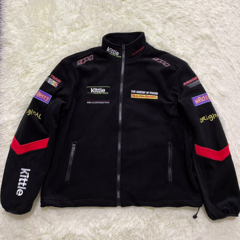 21fw USA Winter Warm Zipper Embroidery Fleece Collaborate Jacket Men Outdoor Casual Outwear Women Thick Coat, Red
21fw USA Winter Warm Zipper Embroidery Fleece Collaborate Jacket Men Outdoor Casual Outwear Women Thick Coat, Red