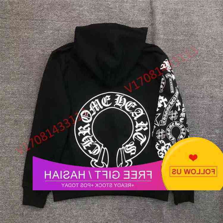Croxin One Chromehearts Arm Horseshoe Sanskrit Print Men's and Women's Hooded Sweater Coats, White;black
Croxin One Chromehearts Arm Horseshoe Sanskrit Print Men's and Women's Hooded Sweater Coats, White;black