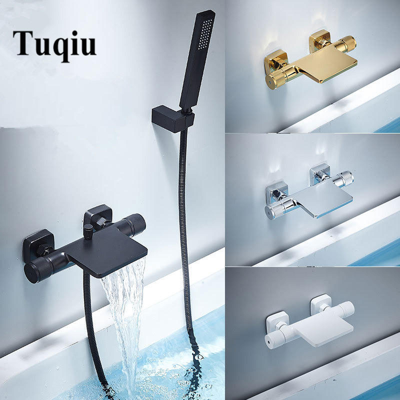 2021 New Bath Set Wall Mounted Gold Faucet, Cold and Hot Black Bathtub Shower Mixer Bathroom Taps Brass Ahn3
2021 New Bath Set Wall Mounted Gold Faucet, Cold and Hot Black Bathtub Shower Mixer Bathroom Taps Brass Ahn3