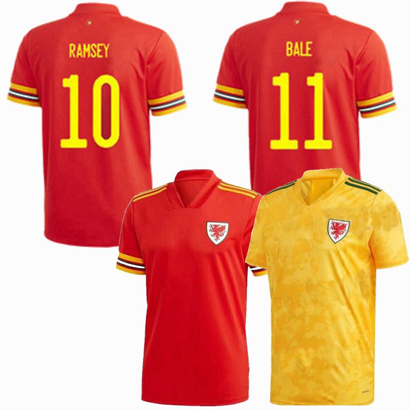 2020 2021 wales Soccer Jerseys BALE JAMES 20 21 national team football men and kids shirt European Cup
