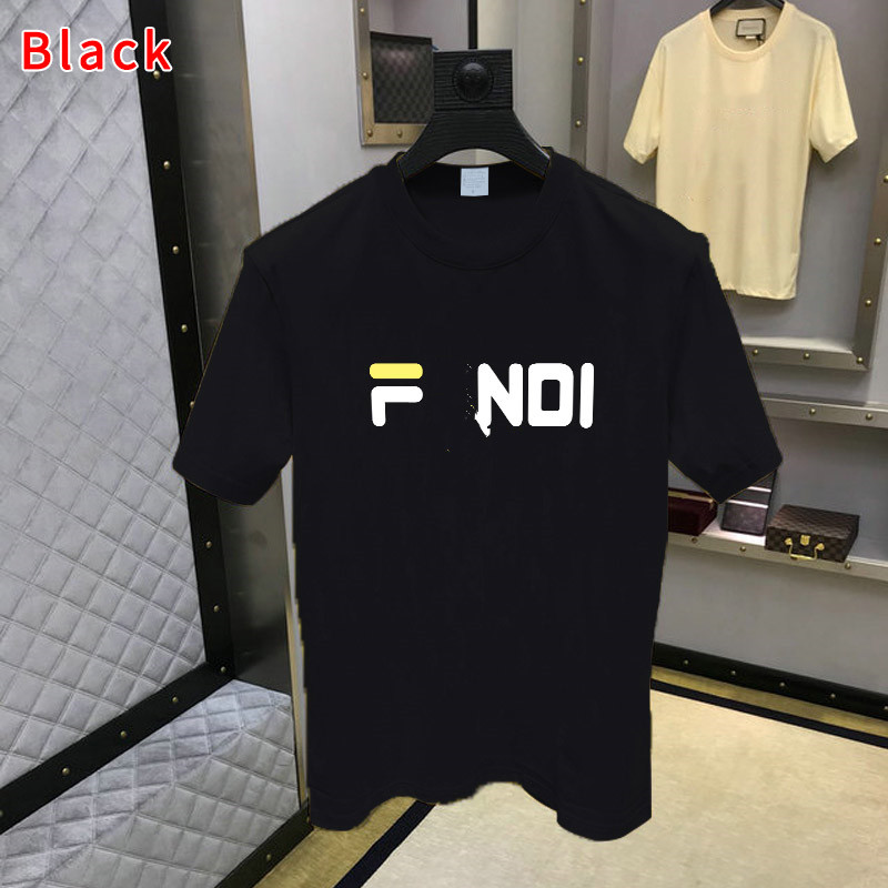 men designer t shirts men women letter printed tshirts fashion summer short sleeve tees fend̾i, White;black
men designer t shirts men women letter printed tshirts fashion summer short sleeve tees fend̾i, White;black