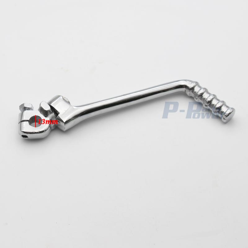 

Pedals 13mm Kick Start Starter Lever For 50cc 110cc 125cc 70cc Dirt Pit Bike CRF50 SSR Apollo