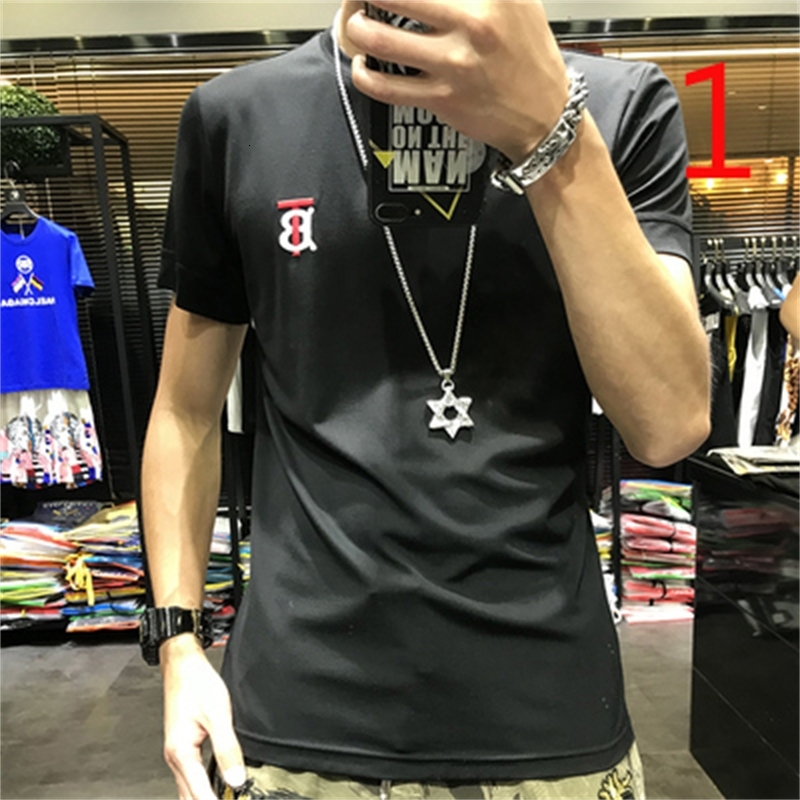 2021 Summer Men's Short-sleeved T-shirt New Korean Version of the Trend Half-sleeved Shirt 2vua
2021 Summer Men's Short-sleeved T-shirt New Korean Version of the Trend Half-sleeved Shirt 2vua