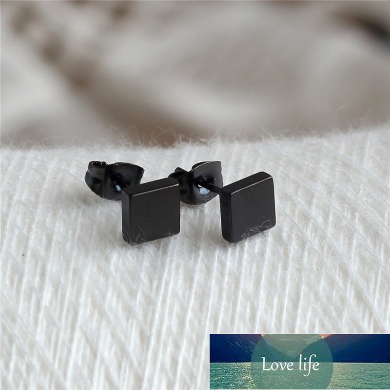Titanium Black Squre Stud Earrings 316L Stainless Steel Jewelry Allergy Free No Fade IP Plating 6mm Factory price expert design Quality Latest Style Original Status
Titanium Black Squre Stud Earrings 316L Stainless Steel Jewelry Allergy Free No Fade IP Plating 6mm Factory price expert design Quality Latest Style Original Status