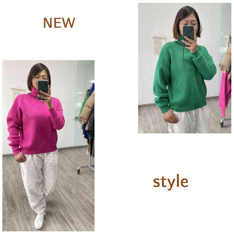 Toppies Sexy Deep v-neck Sweater Off Shoulder Sweater Green White Knitted Tops Korean Winter Clothes 211109