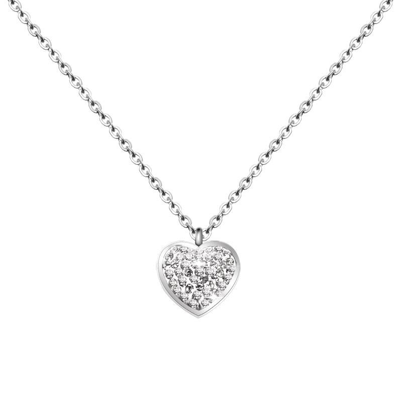 Pendant Necklaces 2021 Arrivals Stainless Steel Clavicle For Women Female Jewelry Collar Fashion Glue Cubic Zirconia Heart
Pendant Necklaces 2021 Arrivals Stainless Steel Clavicle For Women Female Jewelry Collar Fashion Glue Cubic Zirconia Heart