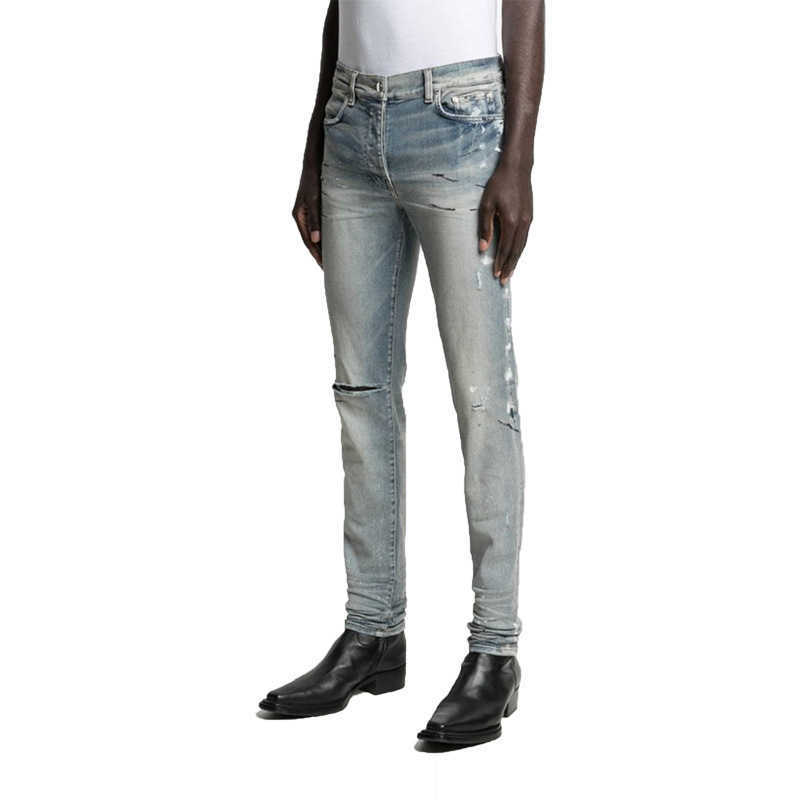 AMIRY jeans Xiao Zhan's same fashion brand 21ss used, splashed ink, hole and slim fit for men and women in spring and summer high streetHVPJSAL9, Light blue
AMIRY jeans Xiao Zhan's same fashion brand 21ss used, splashed ink, hole and slim fit for men and women in spring and summer high streetHVPJSAL9, Light blue