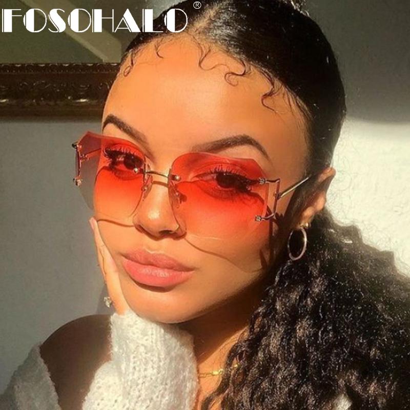 Sunglasses Squar Rimless Women Brand Designer Polygon Gradient Sun Glasses Female Cutting Lens Ladies Frameless Metal Eyeglasses
Sunglasses Squar Rimless Women Brand Designer Polygon Gradient Sun Glasses Female Cutting Lens Ladies Frameless Metal Eyeglasses