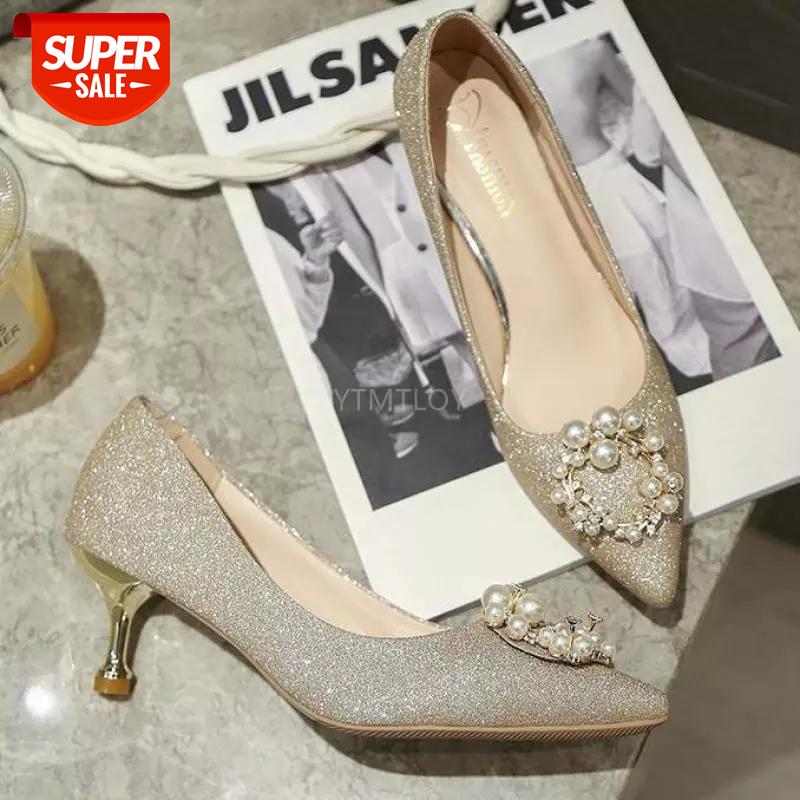 Wedding Shoes Women 5cm 7cm Heel Spring New Bride Crystal Round Buckle High Heels Party Dress Pointed Toe Zapatos Mujer #YK7L
Wedding Shoes Women 5cm 7cm Heel Spring New Bride Crystal Round Buckle High Heels Party Dress Pointed Toe Zapatos Mujer #YK7L