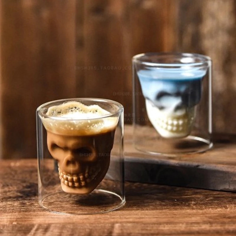 Wine Cup Drinkware Skull Shot Glass Beer Whiskey Halloween Decoration Creative Party Transparent Drinking Glasses WLL139
Wine Cup Drinkware Skull Shot Glass Beer Whiskey Halloween Decoration Creative Party Transparent Drinking Glasses WLL139