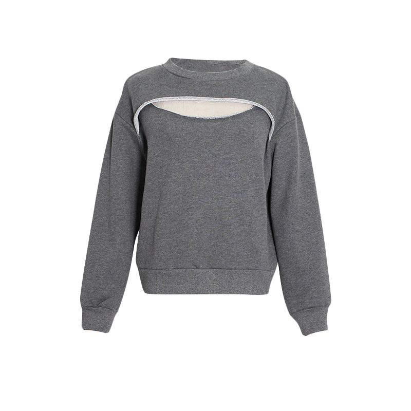 Casual Hollow Out Tops For Women O Neck Long Sleeve Large Size Solid Sweatshirts Female Fashion New Clothing 2021, Black
Casual Hollow Out Tops For Women O Neck Long Sleeve Large Size Solid Sweatshirts Female Fashion New Clothing 2021, Black