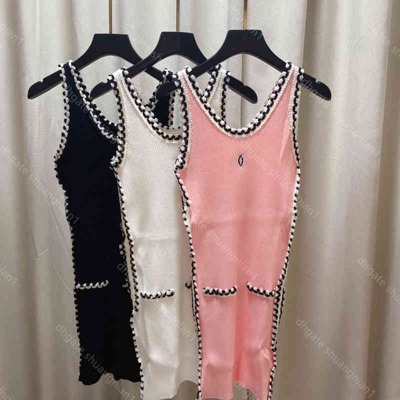 summer women dress shirt cheap sleeveless slim fit camisole dresses wool knit dressshirt logo brand designer women clothing casual female Ap, Black;gray
summer women dress shirt cheap sleeveless slim fit camisole dresses wool knit dressshirt logo brand designer women clothing casual female Ap, Black;gray