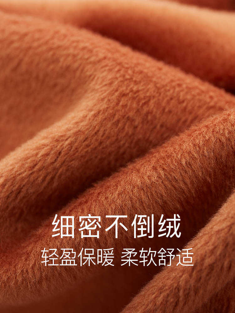 Minimalism Winter Women's Pants Causal Embroidery Elastic Waist Loose Fleece Thick Streetwear Femle Trousers 12030441 210527