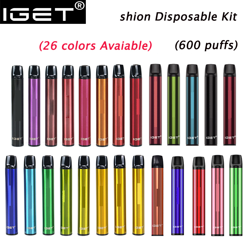 IGET Shion Disposable E-cigarettes Pod Device Kit 600 Puffs 400mAh Battery 2.4ml Prefilled Cartridge Vape Pen Genuine VS Bar Plus XXL
IGET Shion Disposable E-cigarettes Pod Device Kit 600 Puffs 400mAh Battery 2.4ml Prefilled Cartridge Vape Pen Genuine VS Bar Plus XXL