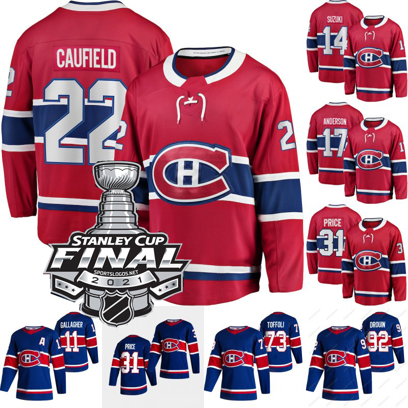 2021 Stanley Cup Final 22 Cole Caufield Jersey Montreal Canadiens Nick Suzuki Josh Anderson Carey Price Jesperi Kotkaniemi Tyler Toffoli Shea Weber Eric Staal, Mens blue s-xxxl
2021 Stanley Cup Final 22 Cole Caufield Jersey Montreal Canadiens Nick Suzuki Josh Anderson Carey Price Jesperi Kotkaniemi Tyler Toffoli Shea Weber Eric Staal, Mens blue s-xxxl