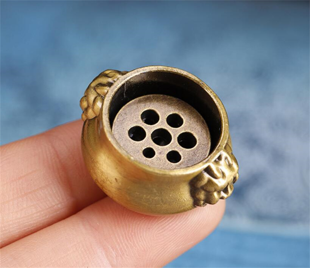 Fragrance Lamps Incense Holder Coil Incenses Burner Stick Alloy Cone Ash Catcher stove for Indoor Outdoor Use XB13763329