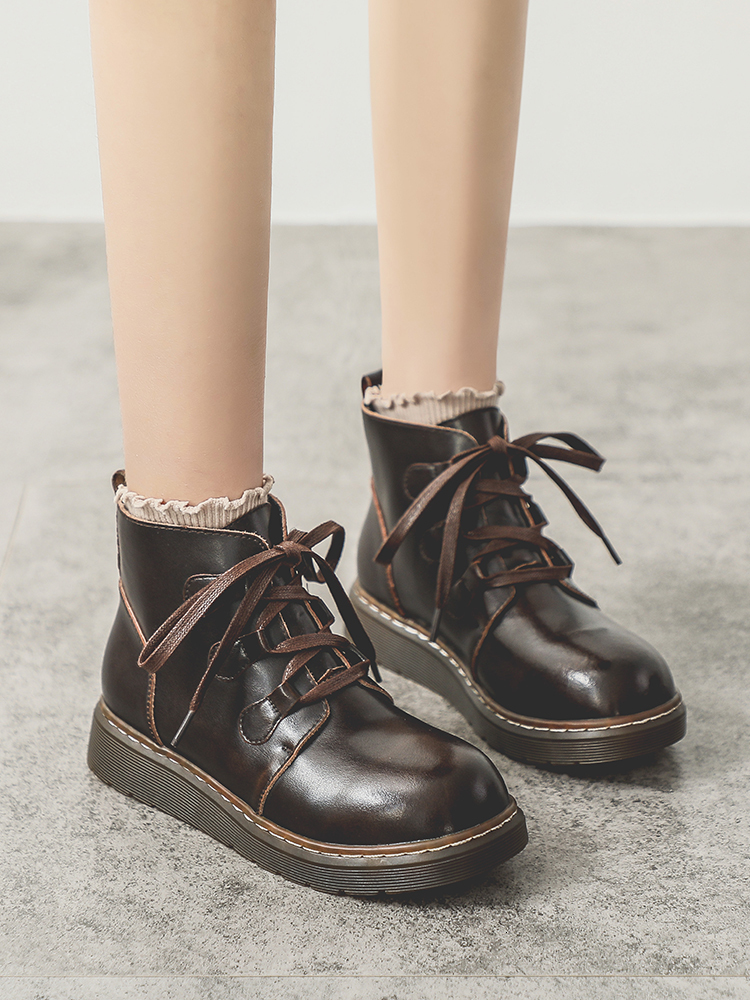 Lolita Martins Genuine Leather Boots for Women Winter in Addition to Velvet Gothic Punk Loli Sweet Japanese Style Female Martin Shoe Dxja
Lolita Martins Genuine Leather Boots for Women Winter in Addition to Velvet Gothic Punk Loli Sweet Japanese Style Female Martin Shoe Dxja