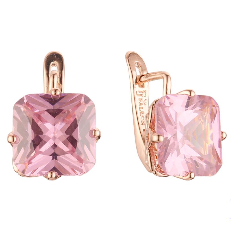 Dangle & Chandelier Luxury Korean Big Stone Women Earrings Pink Cubic Zircon Rose 585 Gold Color Jewelry Fashion Drop
Dangle & Chandelier Luxury Korean Big Stone Women Earrings Pink Cubic Zircon Rose 585 Gold Color Jewelry Fashion Drop