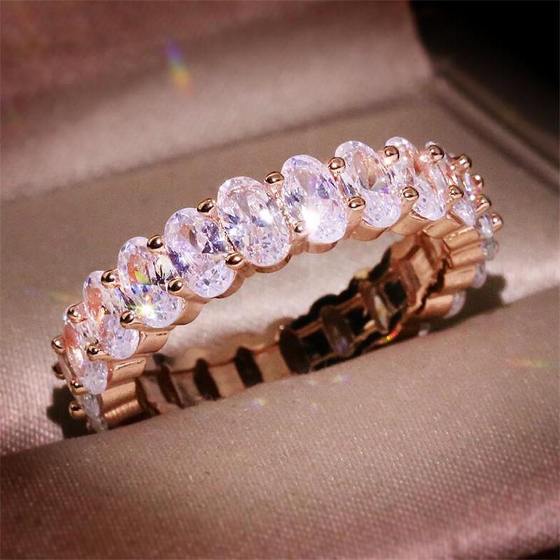 Cluster Rings Drop High Quality Luxury Jewelry 925 Sterling Silver&Rose Gold Fill Ova Cut 5A CZ Party Promise Women Band Ring Gift
Cluster Rings Drop High Quality Luxury Jewelry 925 Sterling Silver&Rose Gold Fill Ova Cut 5A CZ Party Promise Women Band Ring Gift