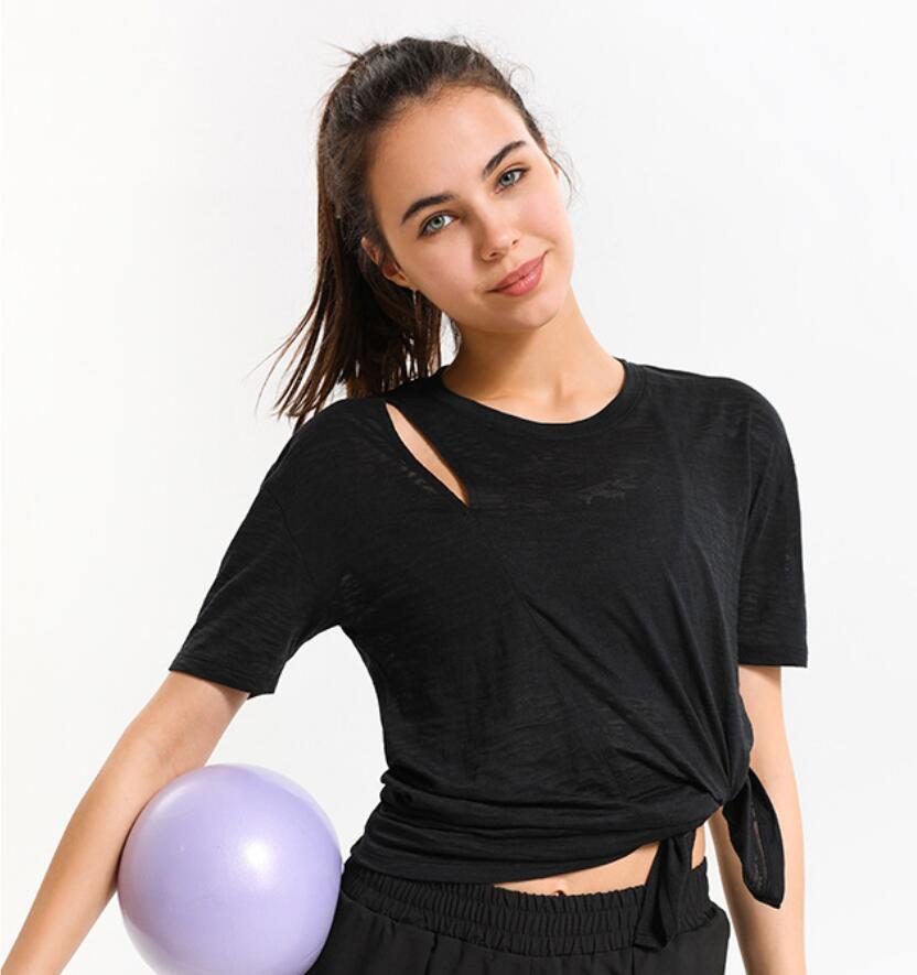 L-036 Split Back Hollow Out Women's Yoga Tops Quick Drying Breathable Casual Sports Blouse Running Fitness Loose Thin Short Sleeve T-shirt Gym Clothes, White
L-036 Split Back Hollow Out Women's Yoga Tops Quick Drying Breathable Casual Sports Blouse Running Fitness Loose Thin Short Sleeve T-shirt Gym Clothes, White