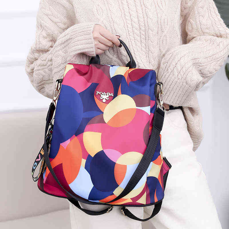 Backpack Style Bagsummer 2022 Multifunctional Anti Theft Oxford Cloth Shoulder for Teen Girl Large Capacity Travel School 220723, Blue embroidery
Backpack Style Bagsummer 2022 Multifunctional Anti Theft Oxford Cloth Shoulder for Teen Girl Large Capacity Travel School 220723, Blue embroidery