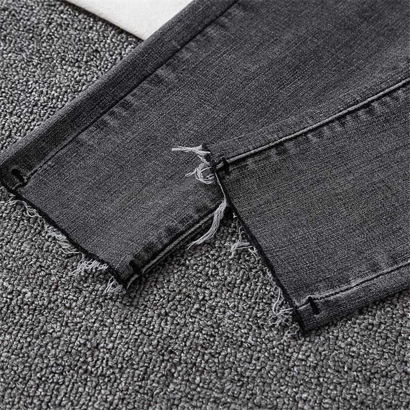 Jeans Female Denim Pants Black Color Womens woman slim Stretch Bottoms Feminino Skinny For Women Trousers Plus size 210809