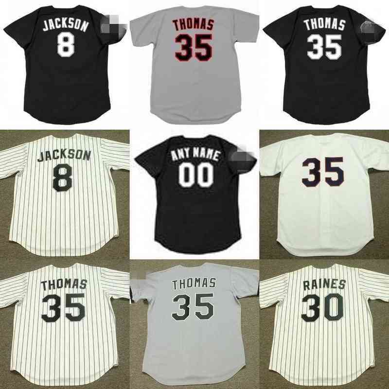 8 BO JACKSON 35 FRANK THOMAS 30 TIM RAINES 45 Baseball Jersey men youth women
8 BO JACKSON 35 FRANK THOMAS 30 TIM RAINES 45 Baseball Jersey men youth women
