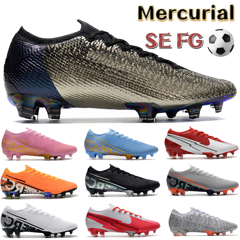 2022 Soccer cleats Shoes Mercurial Vapor 13 Elite SE FG triple black white chosen 2 rose pink gold purple Mens designer football boots sneakers, Bubble wrap packaging
2022 Soccer cleats Shoes Mercurial Vapor 13 Elite SE FG triple black white chosen 2 rose pink gold purple Mens designer football boots sneakers, Bubble wrap packaging